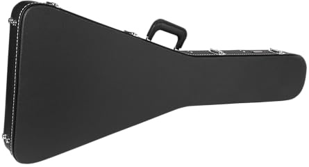 Gator Cases Deluxe Hartschalen-Holzkoffer, passend für Flying V E-Gitarren (GW-FLYV), schwarz