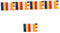 POPETPOP 5 Pz bandiera buddista bandiera del buddismo bandiere di preghiera per esterni bandiera di preghiera buddista bandiera di buddha poliestere Colorful