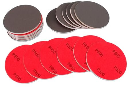 Runde Schleifpads für effiziente Oberflächen, Glätten und Polieren von Holz, Metall, Schleifschwämme, 20 Stück