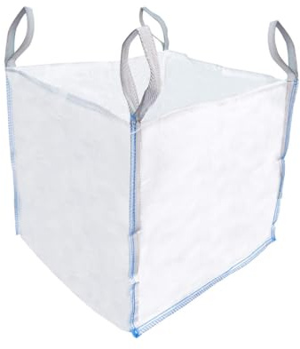 1 Tonne Builders Bag 85 x 85 x 85cm – FIBC Bulk Jumbo Ton Bags Garden Waste Sack Rubbish Heavy Duty Industrial Woven Material Skip Storage