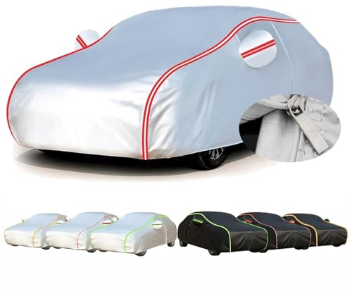 Car Cover for Jaguar XF X260 2015-2020 (495.4 x 188 x 145.7cm),Four-Season Outdoor Waterproof Cover, Dustproof,UV-Proof,Bird Droppings-Proof,Breathable,Scratch-Resistant