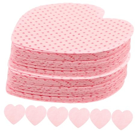 SKISUNO Lingettes Dissolvant Ongles Voyage en Coton Doux, 200 Feuilles Non Pelucheuses pour Soin des Ongles à Domicile, Grosse Capacité et Forme Cœur