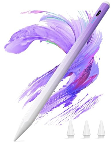 Kingone Stylus pen for Apple iPad 2018-2026,2X Faster Charging&Palm Rejection&Tilt Sensitivity&Magnetic,Compatible with iPad 11/10/9/8/7/6,Pro M4/12.9/11/13, Air 3/4/5/M2/M3,Mini 7/6/5,Gradient-color