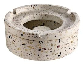 APS 557 Windaschenbecher TERRAZZO - Beton, Ø 10,5 cm, H: 5 cm, Terrazzooptik