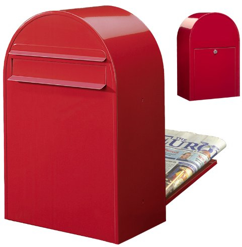 Bobi Classic B Briefkasten RAL 3001 rot Zaunbriefkasten