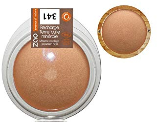 ZAO REFILL Mineral Cooked Powder 341 kupfergold Bronzer-Nachfüller (Bräunungspuder) schimmernd