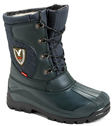 demar. Thermostiefel Jagdstiefel mit Wolle gefüttert Logan, Grün, 41 EU