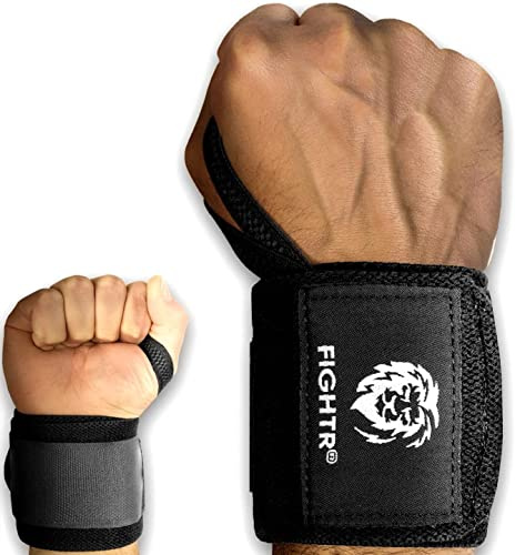 FIGHTR® Handgelenk Bandagen [Wrist Wraps] 45cm Handgelenk Bandagen für Fitness, Powerlifting, Bodybuilding, Kraftsport & Crossfit