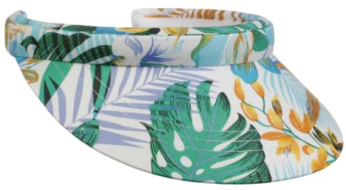 LIPODO Multicolour Flower Visir Tygkeps Dam Var Sommar