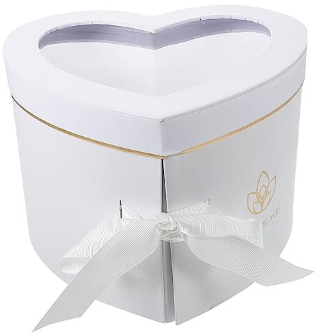 Zerodeko Heart Shaped Box Favor Boxes for Presents Valentine Packaging for Engagement