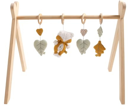 Sauthon Arco de Despertar Juegos de Despertar Bebé & Arca de Madera Natural | Colección Pasemos