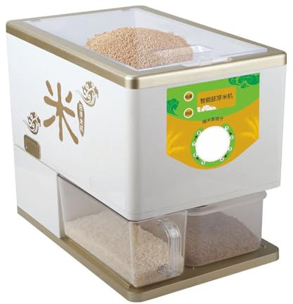 Automatic Rice Hulling Machine, 350W Household Electric Rice Milling Peeling Machine, Automatic Rice Bran Separator, Wheat Cereals Peeling Sheller, Choose Healthy Life