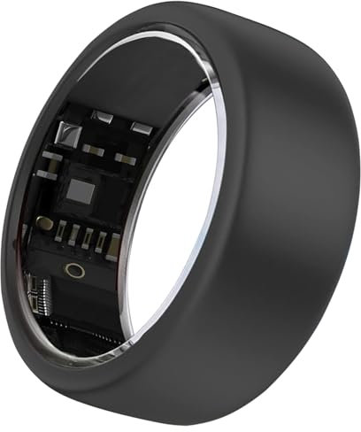 Schutzhülle für Ultrahuman Ring Air Protector – stilvolle Ring-Air-Hülle, eng anliegend, weiches Silikon, langlebig, geruchlos (Schwarz, S (6/7/8/9/10))