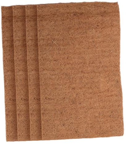 OFFSCH 4 Stück Kokosfaser Hühnernestmatten 50x30cm Wiederverwendbare Nistkastenpolster Für Hühnerstall Haustierkäfig Nistkissen