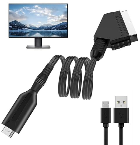 Maple Plentiful Cavo Tutto In Uno HDMI SCART Adattatore HDMI a SCART Convertitore Audio Video Hd Per Hdtv Stb Vhs Xbox Ps3 Sky Dvd Blu-Ray Ecc