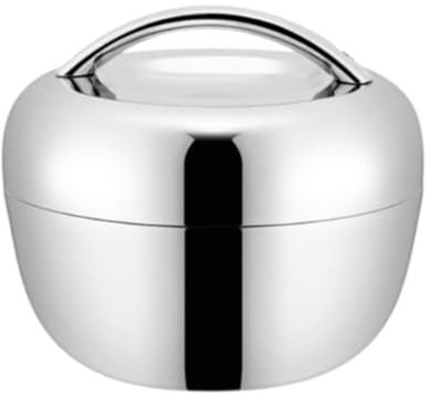 Gralara Contenitore per Alimenti in Acciaio Inossidabile con griglia per Alimenti, scaldavivande, per Picnic, Scuola, Cibo Caldo, casa, 0.8 L