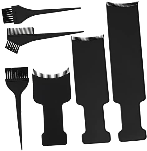 NULYLU 6pièces Kit de Outils de Coloration pour Cheveux Plaques pour Mèches et Teinture Capillaire