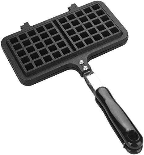 Mini waflera doble antiadherente for estufa, molde for waffles, molde for pasteles antiadherente, molde for hornear