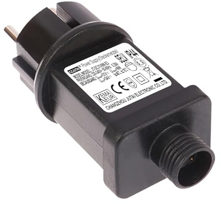 31 V 9 W Trasformatore LED CZJUTAI JT-DC31V9W IP44 Alimentazione per illuminazione di Natale – Presa europea, Base a vite, DC31V9W [E590]