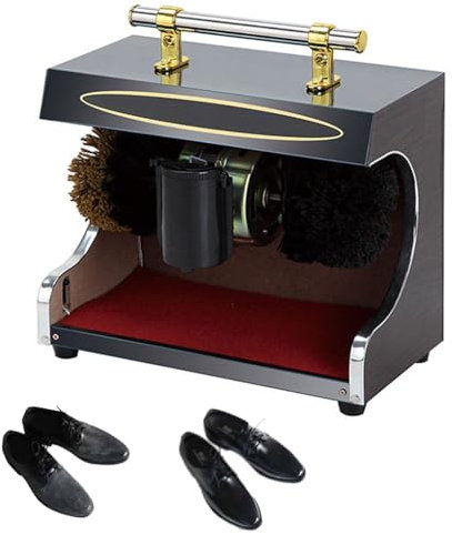 Automatisk Skoputsmaskin, Skoputsmaskin, Kommersiell, Polerade Mjuka Borstar, Automatisk Induktion, FöR Familjen