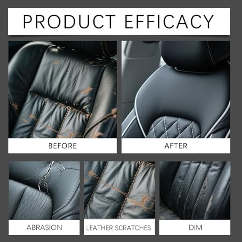 Kit di riparazione per sedili in pelle per auto, tappezzeria cruscotto – pasta colorata per riparazione di borse, scarpe, sella, divano, stivali, mobili, giacche