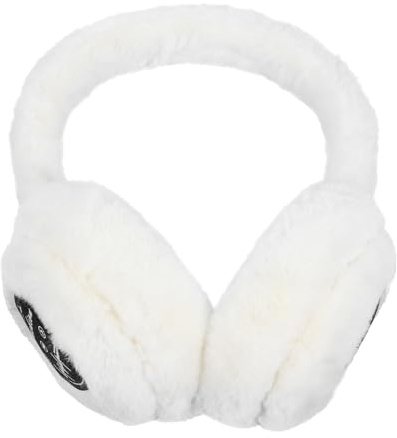 LALADEFIEE Wireless Plush Headphone Earmuffs Winter Warm Music Earmuffs for Women Soft Soundproof Ear Warmers with Volume Control and Portable Design