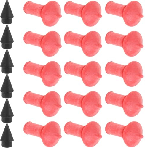 ELAYARD Kit de Réparation de Pneu Crevé Bouchons Champignon en Caoutchouc Solide Petit Format 1 Paquet pour Réparation Rapide de Pneus Radiaux et Tubeless de Motos Voitures et