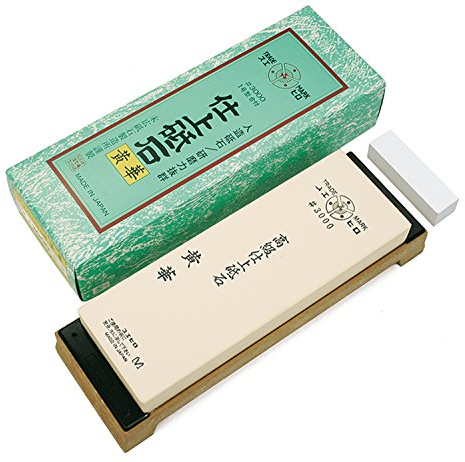 Suehiro Wetzstein Japanisch Abziehstein Schleifstein Körnung 3000 Küchenmesser Schärfer Schärfung für Messer - Hergestellt in Japan