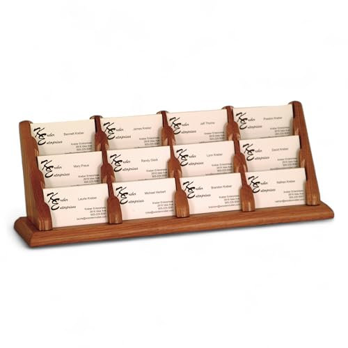Wooden Mallet Visitenkartenhalter aus Holz Eiche medium