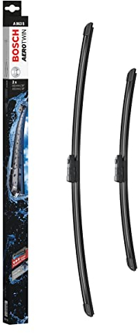 Bosch Aerotwin A863S Front-Scheibenwischer - Set mit 2 Ersatz-Scheibenwischern und vormontiertem Adapter - 2 Wischblätter, 650 mm und 450 mm