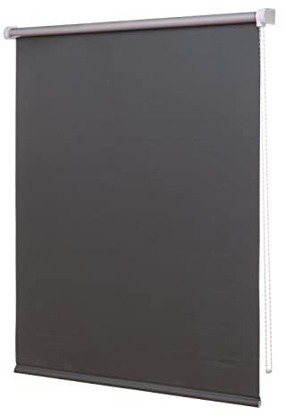 Ventanara® Thermorollo Verdunkelungsrollo Grau inklusive Montagematerial 80 x 160 cm