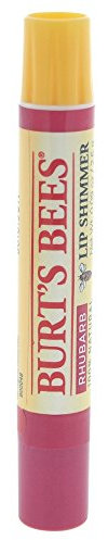 Burt's Bees Lip Shimmer, Rhubarb ? 0.09 oz tube