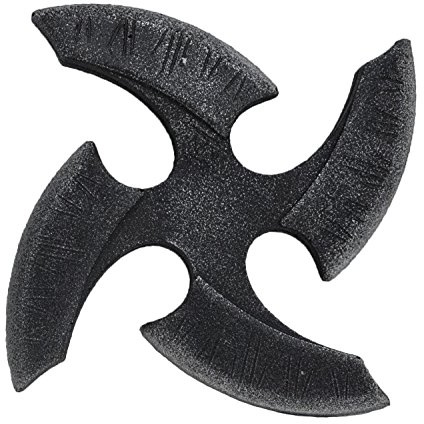 Epic Armoury 432303 Black Shuriken Unisexe Adulte
