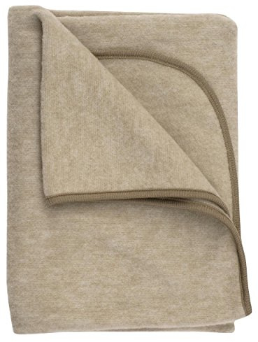 Cosilana, Kinder/Baby Decke Fleece, 80x100 cm, 60% Wolle (kbT), 40% Baumwolle (KBA)