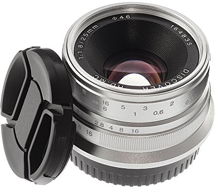 Hersmay 25mm F/1.8 Manueller Fokus MF Objektiv Für Fujifilm FX Halterung X-A1 X-A10 X-A2 X-A3 A-at X-M1 XM2 X-T1 X-T10 X-T2 X-T20 X-Pro1 X-Pro2 X-E1 X-E2 E-E2s