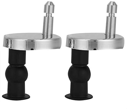 Fijaciones mejoradas para bisagras de asiento de inodoro Tuercas de fijación Tornillos Bisagras de liberación rápida Accesorios de goma de vuelta a la pared para bisagras de asiento inodor
