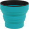 Lifeventure Mug Pliable Unisexe en Silicone Ellipse pour Camping, Voyage et Plein air, Bleu Sarcelle, Taille Unique