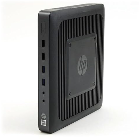 HP SIMPLETEK COMPUTER DESKTOP THIN CLIENT MINI PC T620 AMD RADEON WINDOWS 7 EMBEDDED PC FISSO CONSOLE GESTIONE SERVER GESTIONALE (Ricondizionato) (Con Antenna WiFi USB, 8GB RAM SSD 240GB)