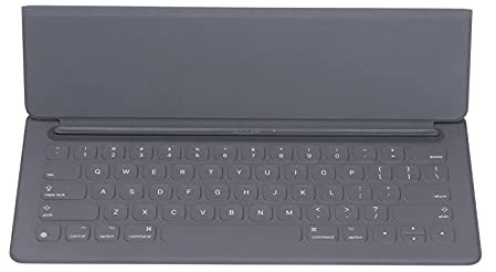 ASHATA Kabellose Smart Bluetooth-Tastatur für Pro Erste/Zweite Generation (2015-2017), 12,9 Zoll Tablet-Tastatur mit Ledertasche, 64 Tasten, Faltbar, Leicht zu Transportieren