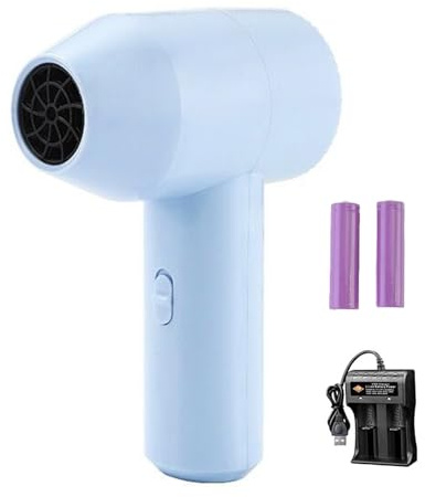 Osdhezcn Cordless Air Blower Fan Art Student Painting Quick Drying Device Rechargeable Fan Support 12V 1500mAh Batteries Battery