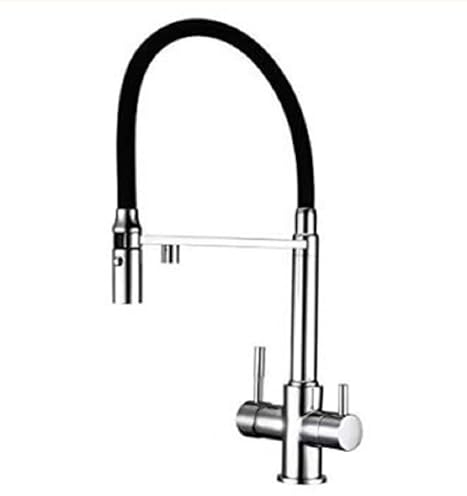 Küchenarmatur Vollkupfer Küchen-Magnethahn Küchen-Multifunktionshahn Wasserreiniger Wasserhahn Verchromt