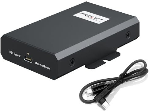 PROCET Convertidor PoE a USB C de 60W IEEE802.3bt, Fuente de alimentación PoE USB C y Adaptador de Transferencia de Red para tabletas, iPad, señalización Digital, quioscos y Dispositivos USB C