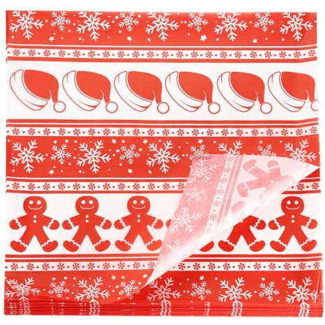 QUARKZMAN 100 Stück Wachspapierblätter 11,81 x 11,81 Hutförmiges Öl absorbierendes Trockenlebensmittel Verpackungspapier für Einlagen Picknickkorb Brot Hamburger Wrap Küche, Rot