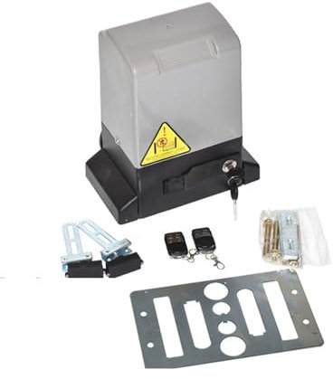 Automatic Sliding Gate Opener 1600lbs 2646lbs 3306lbs Electric Hardware Heavy Duty Track Driveway Motor Security Kit(800KGS 2keys)