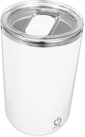 TOPPERFUN Tazza Elettrica Automescolante Tazza Rotante Per Mescolare Caffè Per Ufficio e Casa Acciaio Inossidabile e Plastica