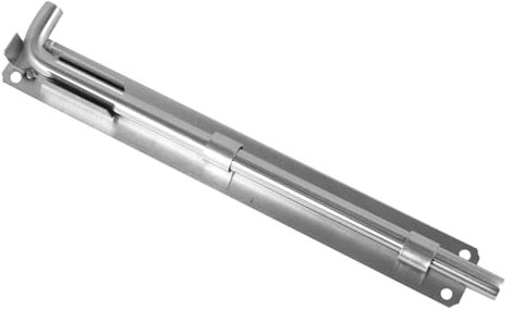 DIYEAH Bulloni Di Porta in Acciaio Inox Spesso Chiusura Estesa Facile Da Installare e Usare Adatto Per Porte in Saldato e Recinzioni Montaggio Pavimento Senza Attrezzi Speciali