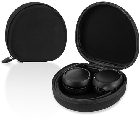 Linkidea Étui de transport pour casque compatible avec JBL Tune 510BT, Tune 500BT, Tune 560, Live 460NC, E40BT, T450BT, sac de voyage rigide de rechange (noir)