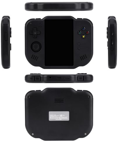 RZARDFLAMR MagicX Zero 40 Retro Handheld Game Console , 4.0-Inch IPS Vertical Touch Screen for DS & Arcade Classics, Versatile Emulator Support, 4300mAh Battery, Gift for Gamers & Adults (64G/Black)