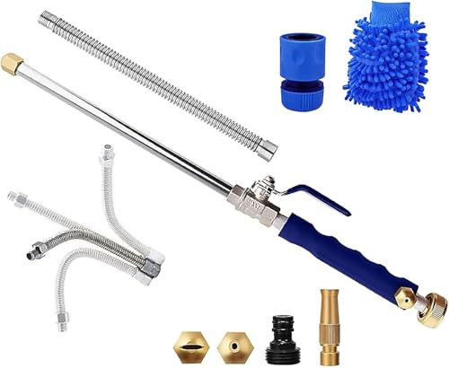 Lance haute pression pour nettoyeur haute pression pour jardin,pulvérisateur d'arrosage portable avec embout universel pour tuyau