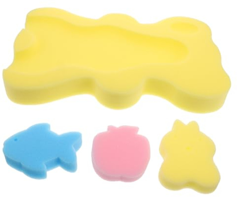 SUPVOX Almohadilla de Baño para Recién Nacido Esponja Gruesa Antideslizante Cojín Cómodo para Bañeras y Lavabos Soporte Seguro para Bebés Fácil Limpieza y Secado Rápido